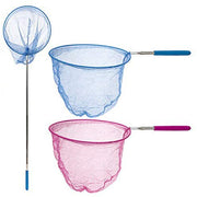 Extending Fishing Net Children's Telescopic Pond Dipping Beach Rock Pool Long Fishing Net in Pink Or Blue